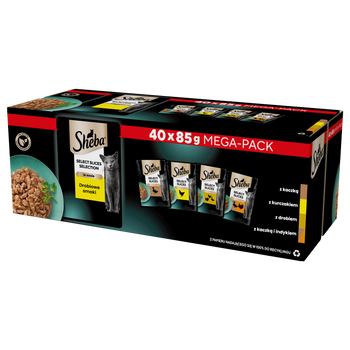 SHEBA Selection Select Slices Φάκελοι με γεύση πουλερικών 40x85g