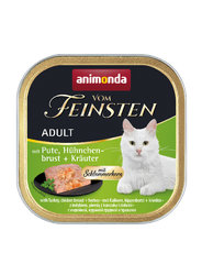 Animonda Cat Vom Feinsten Adult Τουρκία με στήθος κοτόπουλου και βότανα 100g