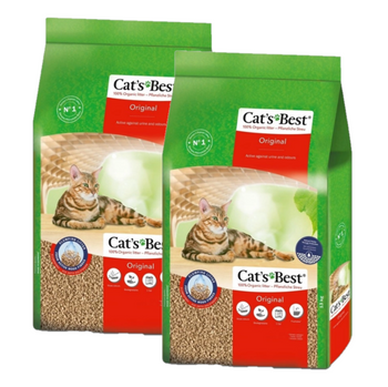 JRS Cats Best Eko Plus - Ξύλινη άμμος 2x(30l / 13kg)