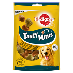 Pedigree Tasty Bites Chewy Cubes Dog Treat με κοτόπουλο και πάπια 130g