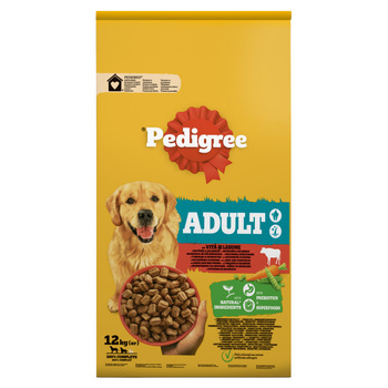 PEDIGREE® Adult 12 kg με μοσχάρι - πλήρης ξηρά τροφή για ενήλικους σκύλους μεγαλόσωμων και μεσαίων φυλών