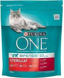 Purina One Cat Sterilcat Τροφή με βόειο κρέας για γάτες 800g