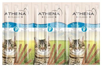 Athena Juicy σολομός και πέστροφα 50g (10 μπαστουνάκια)