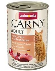 Animonda Cat Carny Adult Κοτόπουλο, Γαλοπούλα & Καρδιές Πάπιας 400g