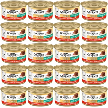 Purina Gourmet Gold βόειο κρέας σε ντομάτα 72x85g