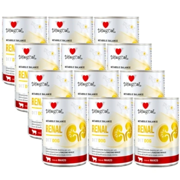 Disugual Karma υγρή τροφή για σκύλους Κτηνιατρική RENAL Βόειο κρέας (ενήλικες) 12x400g