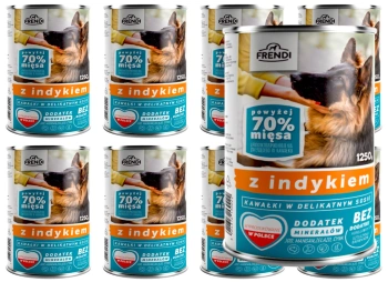 Κομμάτια Frendi σε μαλακή σάλτσα με γαλοπούλα 24x1250g