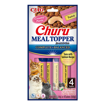 INABA Cat Meal Topper Τόνος με Σολομό Συνταγή 4x14 (56g)