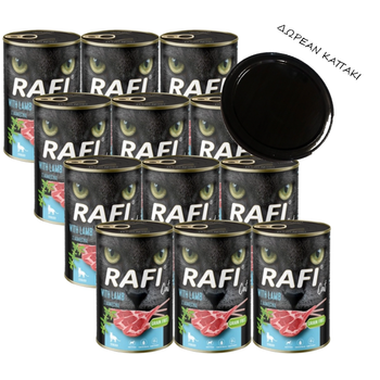 RAFI Cat Adult Αποστειρωμένο με αρνί 12x400g