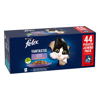 Felix σε ζελέ MEAT MIX σακουλάκι 44x85g