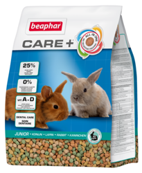 BEAPHAR Care+ Rabbit Junior Super Premium τροφή για νεαρά κουνέλια 1.5kg