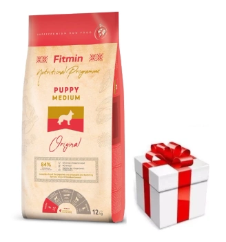FITMIN Medium Puppy 12kg + ΕΚΠΛΗΞΗ ΓΙΑ ΤΟ ΣΚΥΛΟ GARTS
