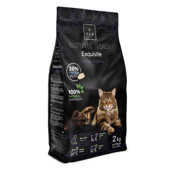 Rex Natural Range Exquisite κοτόπουλο & γαλοπούλα 2kg