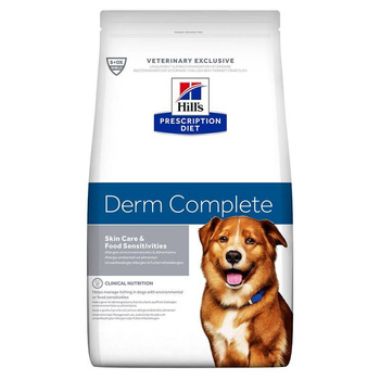 HILL'S PD Prescription Diet Canine Derm Complete 12kg + ΈΚΠΛΗΞΗ ΓΙΑ ΤΟ ΣΚΎΛΟ ΣΑΣ