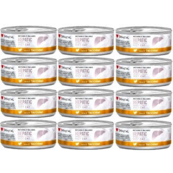 Disugual Υγρή Τροφή για Γάτες Veterinary HEPATIC Γαλοπούλα (ενήλικη) 12x85g