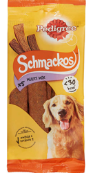 Pedigree Schmackos Multi Mix Snack για ενήλικες σκύλους όλων των φυλών με μοσχάρι, κοτόπουλο και αρνί 36g