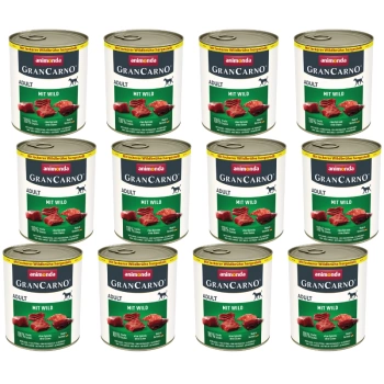 ANIMONDA GranCarno Ενηλίκων Σκύλος γεύση: ελαφιού 12x800g