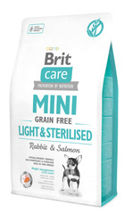 BRIT CARE Mini Grain-Free Light&Sterilised 2kg