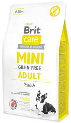 Brit Care Mini Grain Free Adult με αρνί 7kg + Δωρεάν έκπληξη
