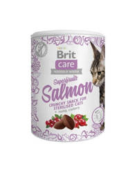 Brit Care Cat Snack Superfruits Σολομός 10x100g