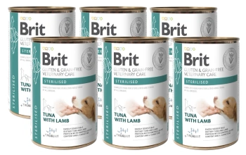 BRIT GF Veterinary Diets Dog Sterilised 6x400g υγρή τροφή για σκύλους