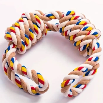 Παιχνίδι για σκύλους βαμβακερό σχοινί μεγάλο xxl 60cm