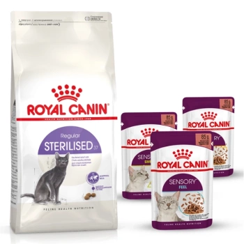 ROYAL CANIN Αποστειρωμένο 37 10kg  + 3 φακελάκια υγρής τροφής ΔΩΡΕΑΝ!!!