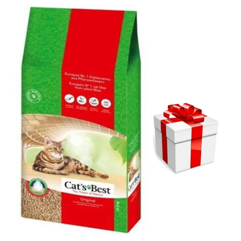 Rettenmaier Polska JRS Cats Best Original 40l/17.2kg +   ΈΚΠΛΗΞΗ ΓΙΑ ΤΗ ΓΆΤΑ