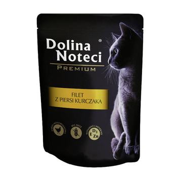 Dolina Noteci Premium φιλέτο στήθους κοτόπουλου για γάτες 10x85g