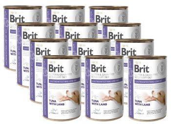 BRIT GF Veterinary Diets Dog Gastrointestinal Low Fat 12x400g- υγρή τροφή για σκύλους