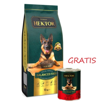 HEKTOR BALANCED Ενηλίκων 15kg + Hektor 1240g GRATIS
