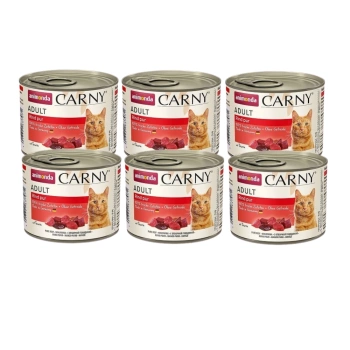 Animonda Cat Carny Adult Beef 6x200g