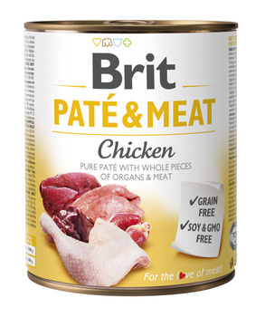BRIT PATE & ΚΡΕΑΣ κοτόπουλο 12x800g