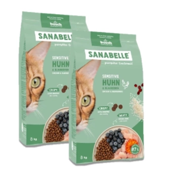 BOSCH Sanabelle Sensitive Πουλερικά 2x8kg