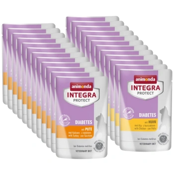 Animonda Integra Protect Diabetes Γαλοπούλα/Κοτόπουλο 24x85g