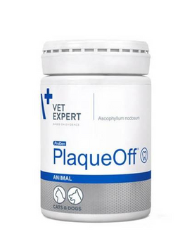 VET EXPERT PLAQUEOFF® ANIMAL προϊόν οδοντικής φροντίδας για σκύλους και γάτες 20g