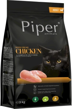Dolina Noteci Piper Animals με κοτόπουλο για γάτες 3kg