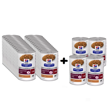 HILL'S PD Prescription Diet Canine i/d 20x360g + 4x360g GRATIS!!