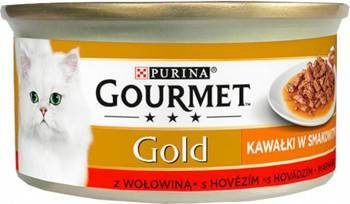 Purina Gourmet Gold Σάλτσα Delight με μοσχάρι 85g