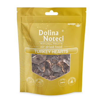 DOLINA NOTECI Natural Treats Καρδιές γαλοπούλας Γαλοπούλα για σκύλους 150g