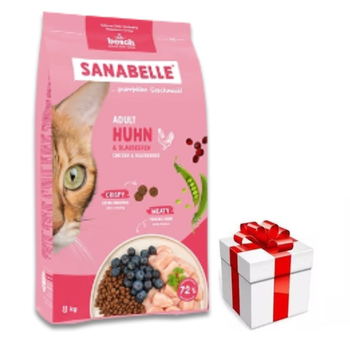 BOSCH Sanabelle Adult Powder 8kg + ΜΙΑ ΈΚΠΛΗΞΗ ΓΙΑ ΤΗ ΓΆΤΑ ΔΩΡΕΆΝ