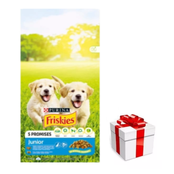 PURINA Friskies Junior 8kg + ΈΚΠΛΗΞΗ ΓΙΑ ΤΟ ΣΚΎΛΟ ΣΑΣ