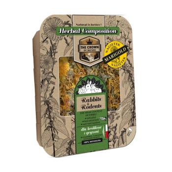 Τροφή Korona Natury Pasnik για κουνέλια και τρωκτικά Μείγμα βοτάνων με καλέντουλα 70 γρ.