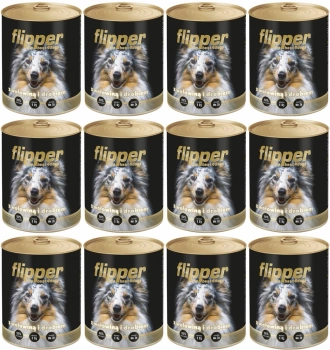 Dolina Noteci Flipper με μοσχάρι και πουλερικά 12x400g