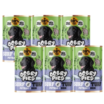 Πίτες Dobry με πέστροφα και αγριογούρουνο 6x400γρ