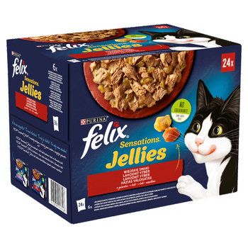 Felix Sensations Ζελέδες Γεύσεις εξοχής σε ζελέ 24x85g