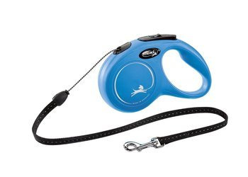 Flexi Leash New Classic S σχοινί 5m έως 12kg Μπλε