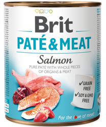 Σολωμός Brit Pate & Meat 6x800g