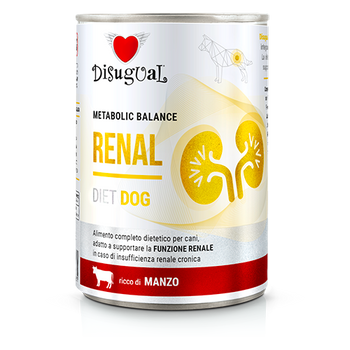 Disugual Karma υγρή τροφή για σκύλους Κτηνιατρική RENAL Βόειο κρέας (ενήλικες) 400g