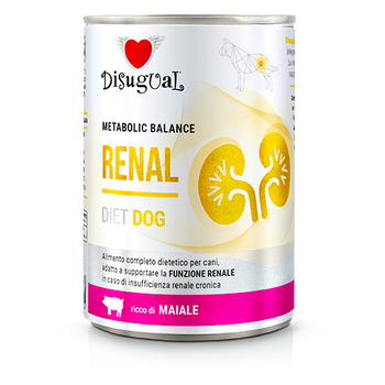 Disugual Karma υγρή τροφή για σκύλους Κτηνιατρική RENAL Χοιρινό (ενήλικες) 400g